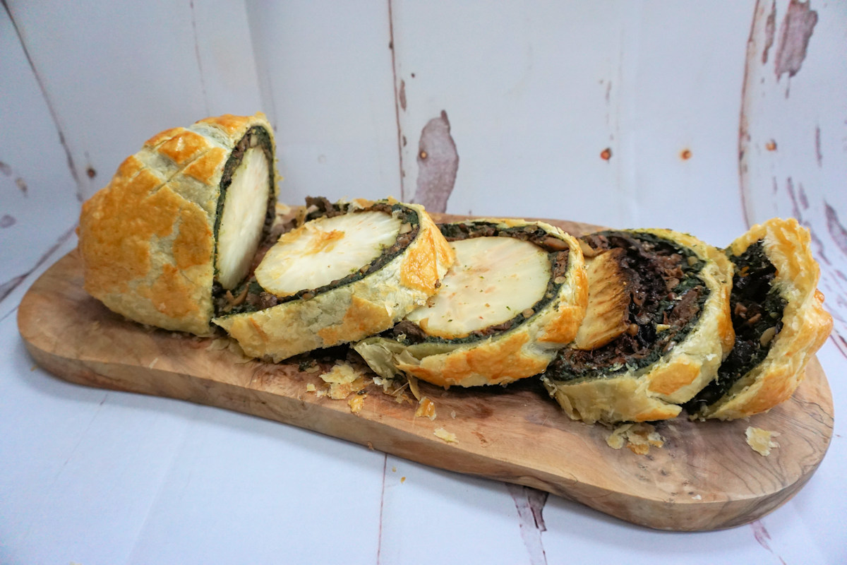 Celeriac Mushroom And Spinach Wellington Recipe Cuisine Fiend